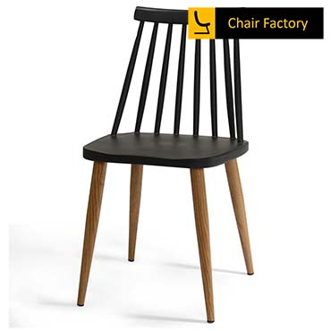 Molly Black Cafeteria Cafe Chair